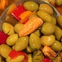 Olives Vertes sauce Mexicaine