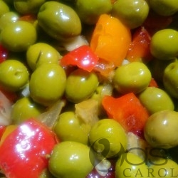 Olives Vertes sauce Andalouse