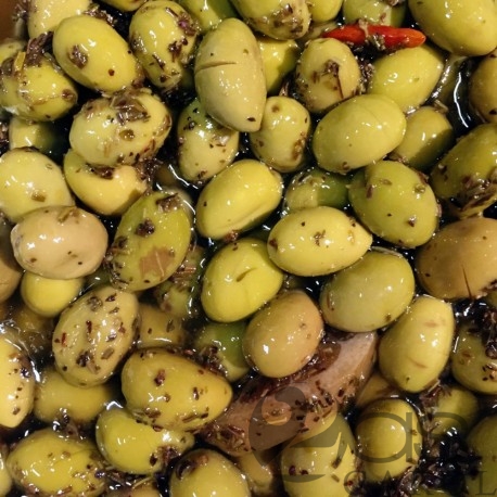 Olives vertes sauce SIGALOU