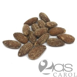Amandes décortiquées grillées salées goût fumé