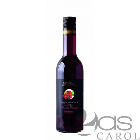 Vinaigre de vin rouge 4 fruits rouges