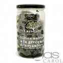 Olives Noires Dénoyautées Façon Grèce Bocal 320g