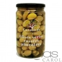 Olives Vertes KC Pimentées Bocal 400g