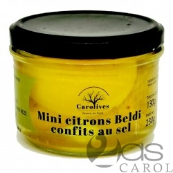 Mini Citrons Beldi Confits au Sel Bocal 130g