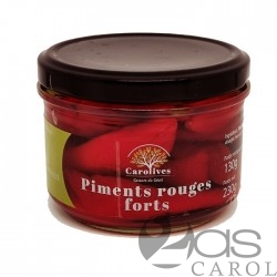 Piments Rouges Forts Bocal 130g